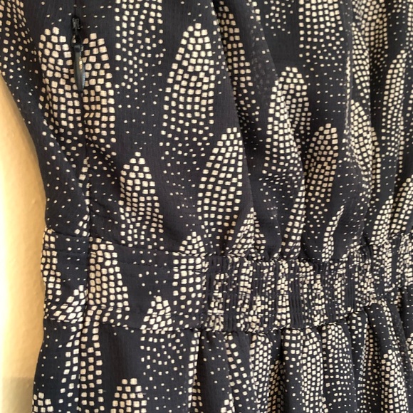 I <3 Ronson Navy Sleeveless Ruffle Front Dress - Picture 8 of 10